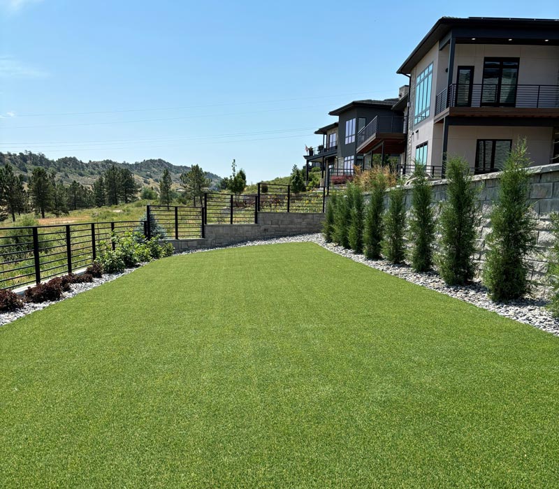 artificial turf installation